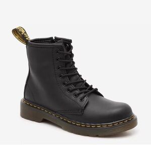 Dr. Martens Little Kid/Big Kid 1460J Leather Boots Size 1 Black  Zip Kids Docs
